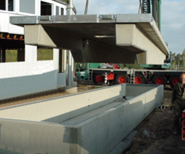 Unterflur Straßenfahrzeugwaage